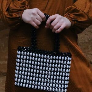 Handmade Made In Hong Kong Plastic & Metal Women Handbags